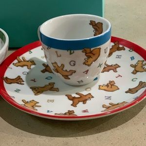 Tiffany and Co Baby plate set